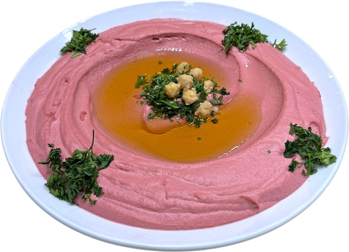 Pink Beet Hummus